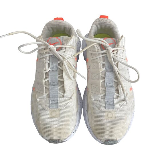 Nike Women's Crater Impact Shoes Wht/Orng/Slv. CW2386-100, Size 6 - Picture 4 of 9